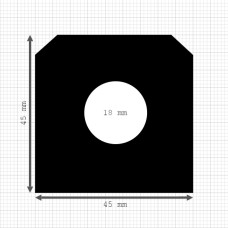 Luikenpakking | EPDM | 45 x 45 mm